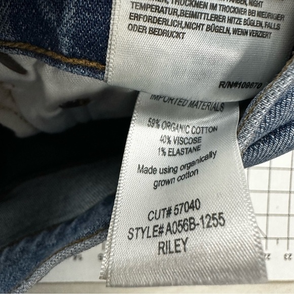 Agolde sz 25 Riley jeans A5 - Picture 5 of 5